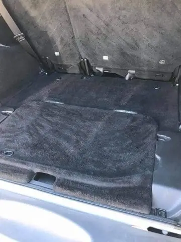 Spotless cargo area after extraction